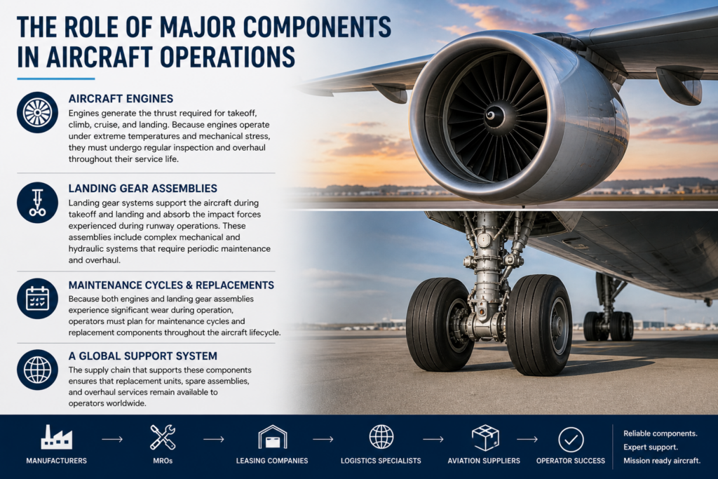 The Role of Major Components in Aircraft Operations