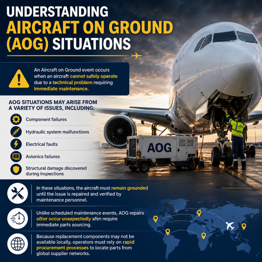 Understanding Aircraft on Ground (AOG) Situations