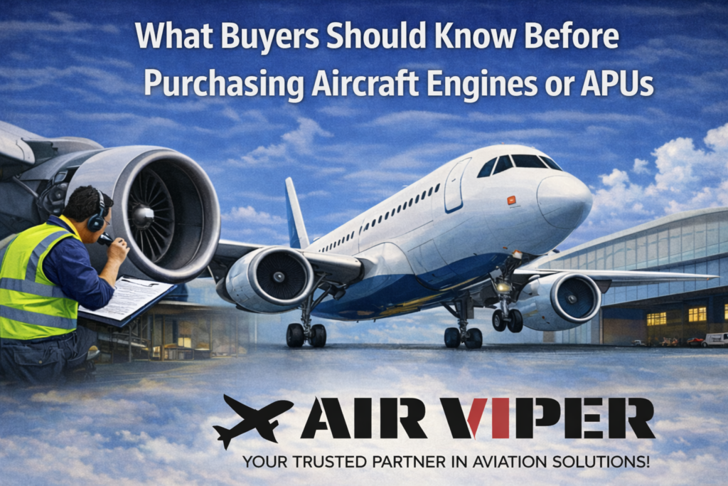 What Buyers Should Know Before Purchasing Aircraft Engines or APUs