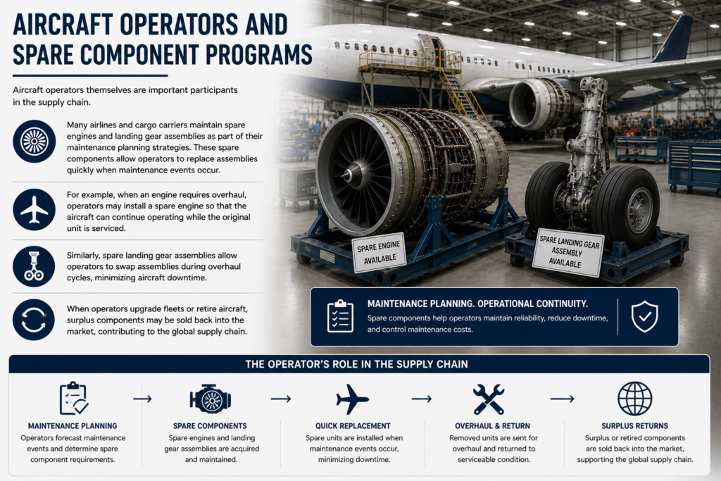 Aircraft Operators and Spare Component Programs