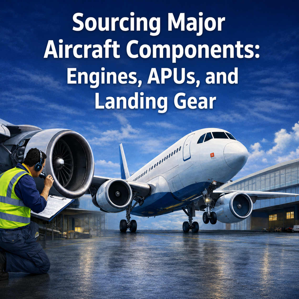 Sourcing Major Aircraft Components: Engines, APUs, and Landing Gear