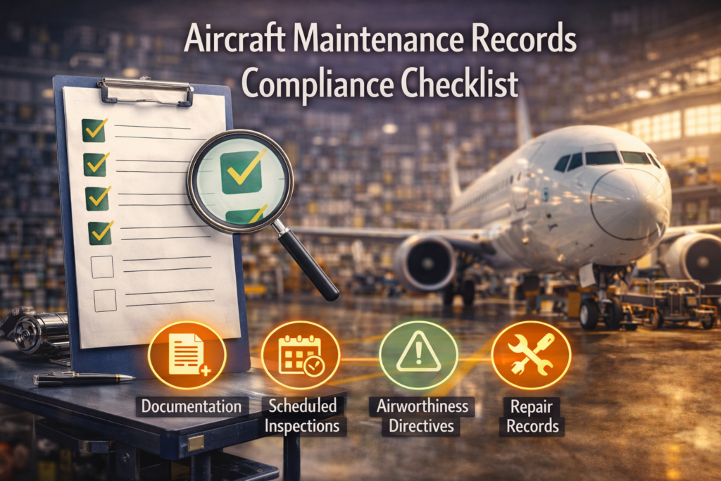 Aircraft Maintenance Records Compliance Checklist