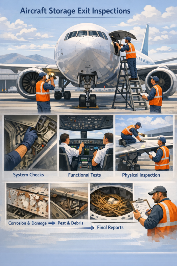 Aircraft Storage Exit Inspections Explained