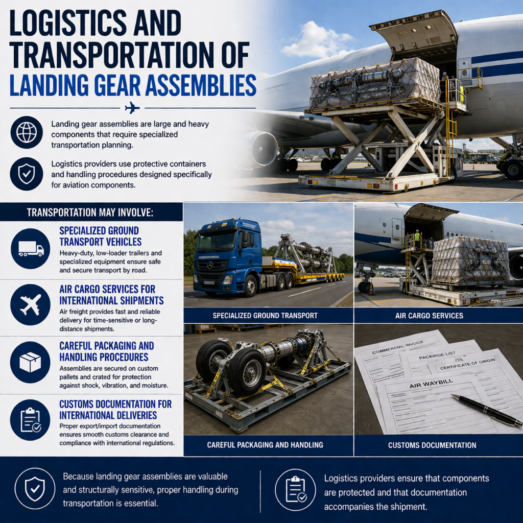 Logistics and Transportation of Landing Gear Assemblies