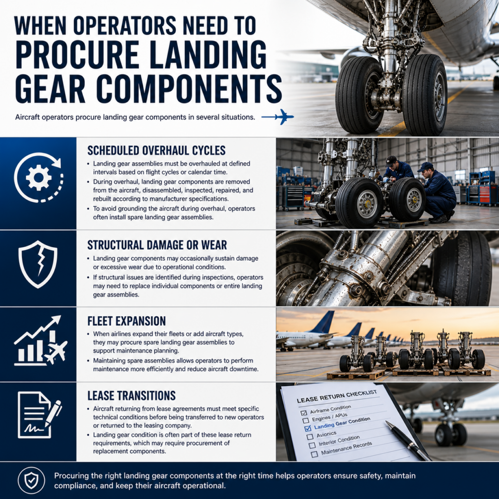 When Operators Need to Procure Landing Gear Components