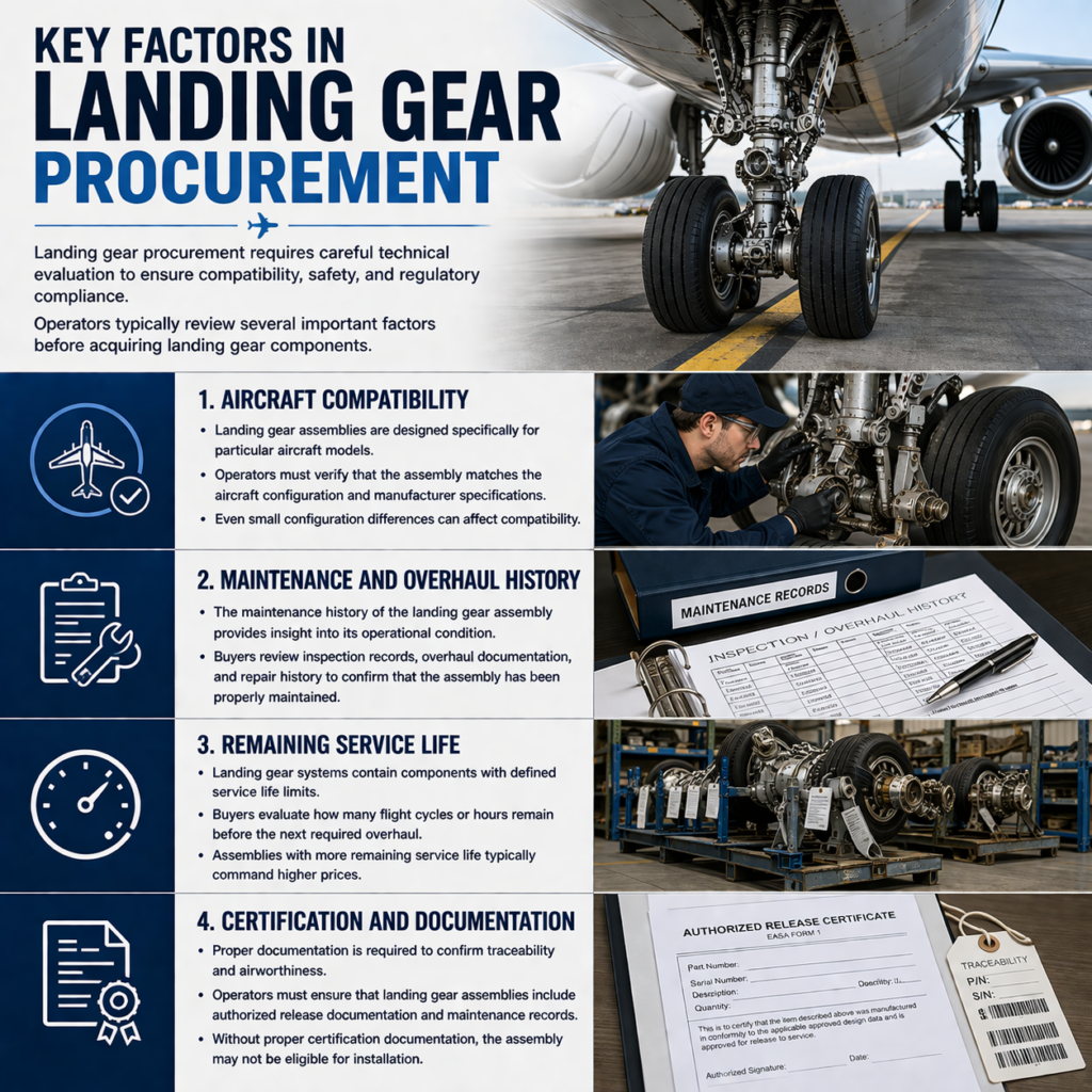 Key Factors in Landing Gear Procurement