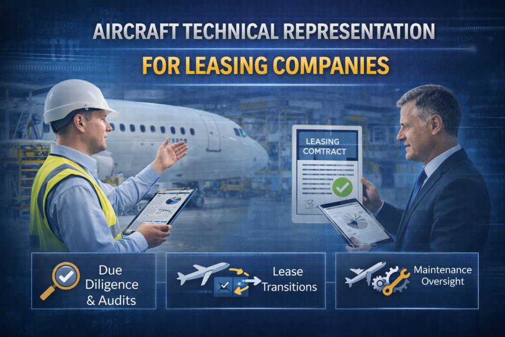 Aircraft Technical Representation for Leasing Companies