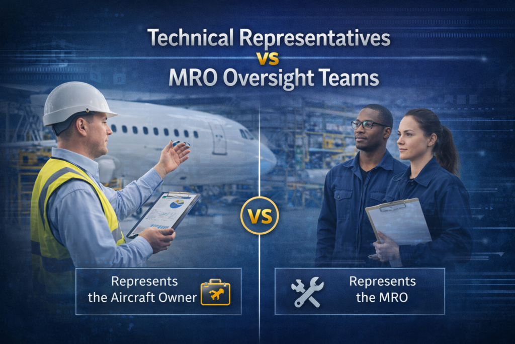 Technical Representatives vs MRO Oversight Teams