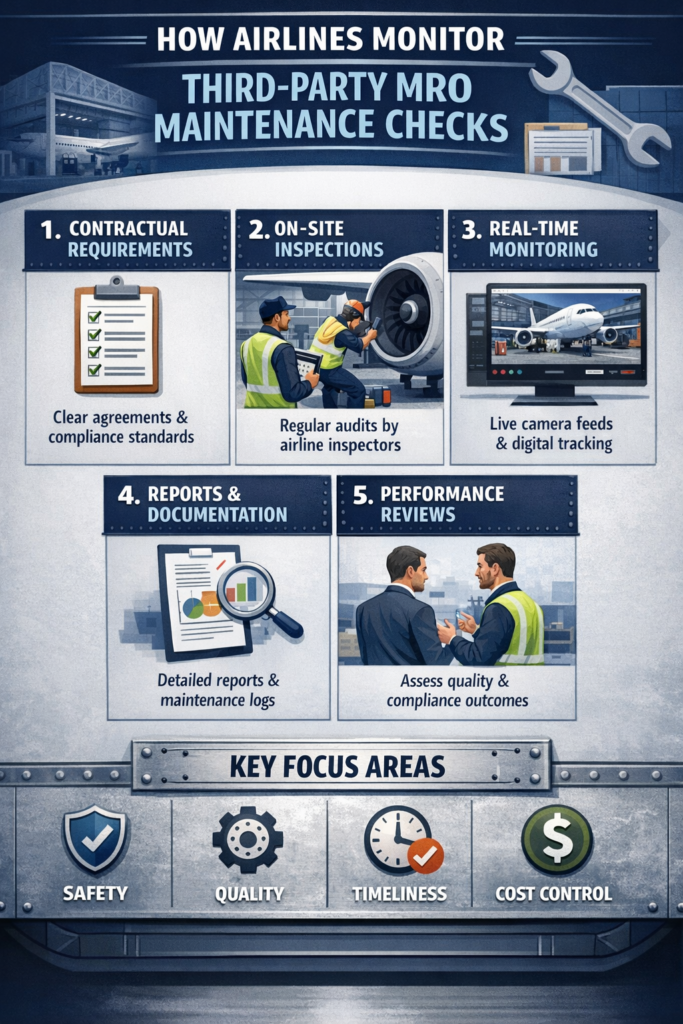 How Airlines Monitor Third-Party MRO Maintenance Checks