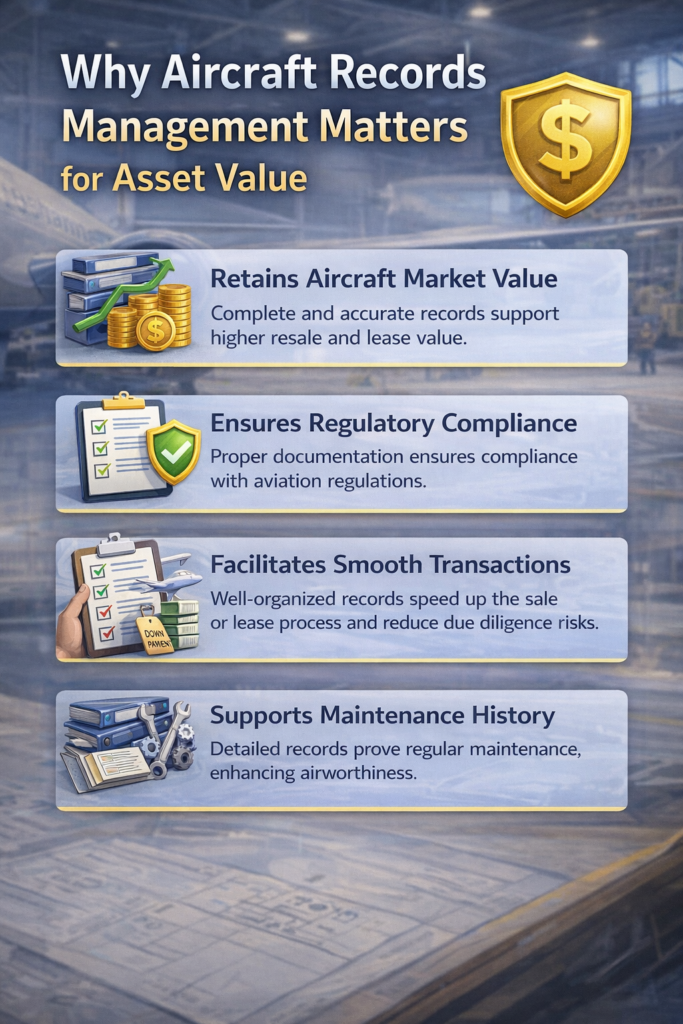 Why Aircraft Records Management Matters for Asset Value