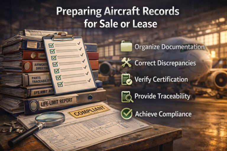 Preparing Aircraft Records for Sale or Lease